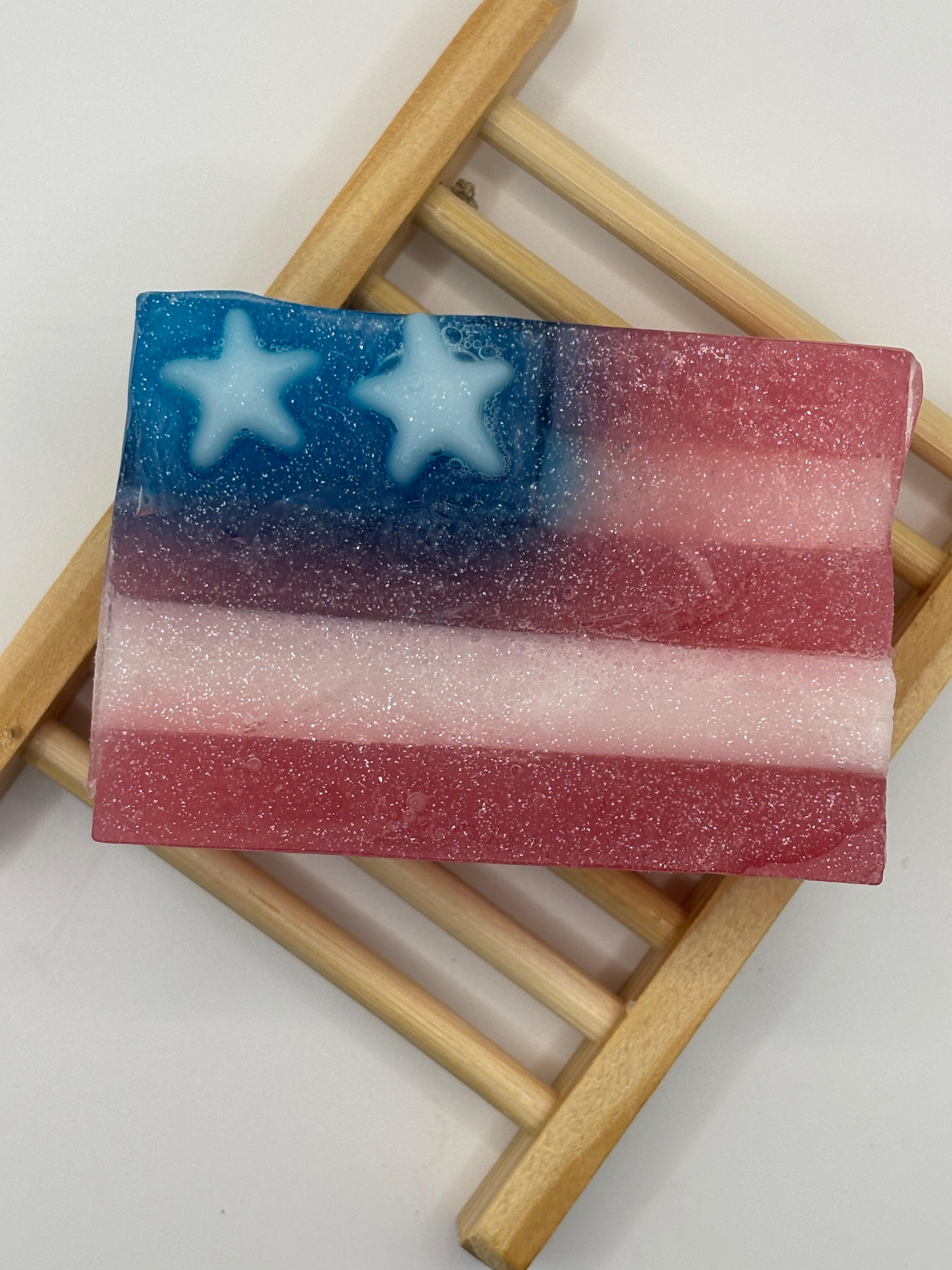 US Stars & Stripes Artisan Soap